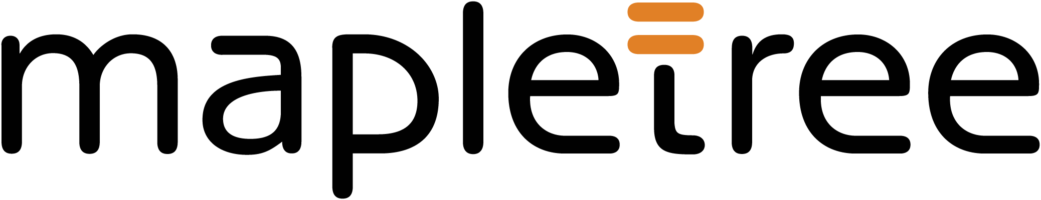 Logo van Mapletree, leider in vastgoedontwikkeling en -beheer.